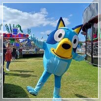 Bluey appearance at the fairground